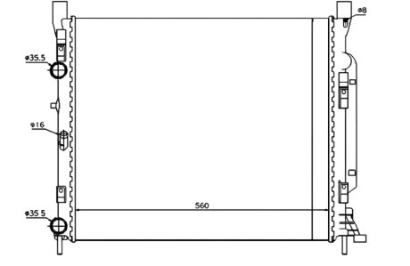Радіатор охолоджування PROFIT 1740-0182