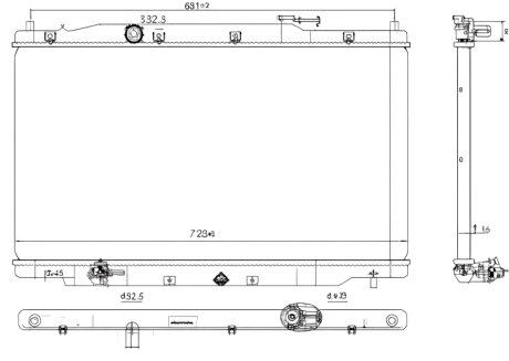 Радиатор охлаждения PROFIT 1740-0207