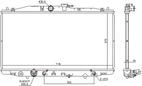 Радіатор охолоджування PROFIT 1740-0213