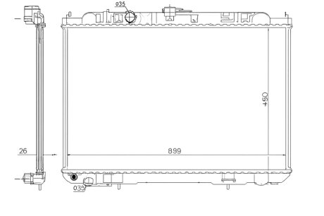 Радіатор охолоджування PROFIT 1740-0251