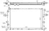 Радіатор охолоджування РАДИАТОР OPEL ASTRA G 99-05. ZAFIRA 00-05 -ua PROFIT 1740-0259 (фото 1)