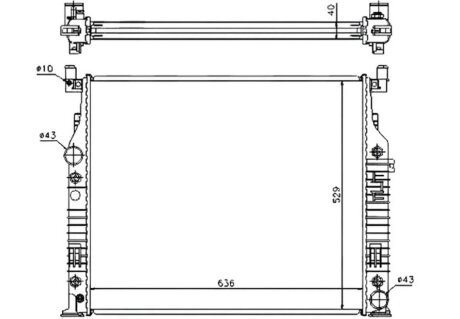 Радіатор охолоджування PROFIT 1740-0307