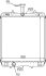 Радиатор охлаждения РАДИАТОР CITROEN C1 05-. TOYOTA AYGO 05-. PEUGEOT 107 05-14. 108 14- (MT) PROFIT 1740-0426 (фото 1)