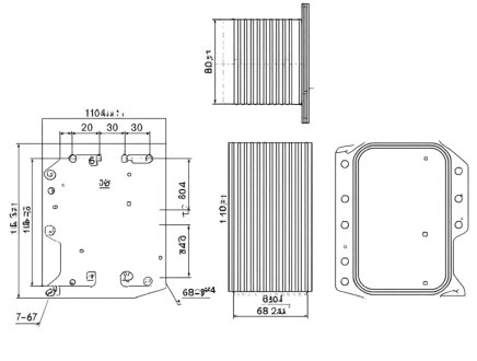 Радіатор масляний РАДИАТОР МАСЛЯНЫЙ RENAULT MASTER 10-. TRAFIC 06-. OPEL MOVANO 10-. VIVARO 06- (2.0 -ua PROFIT 1745-0073