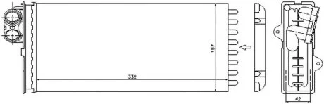 Радиатор печки PROFIT 1760-0096