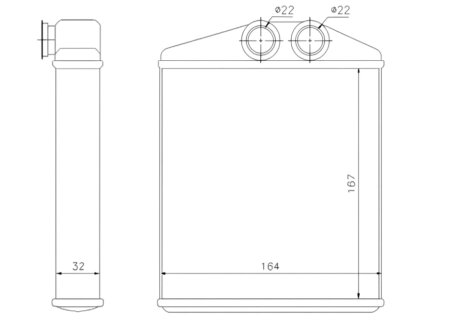Радіатор пічки ОТОПИТЕЛЬ OPEL COMBO 01-. CORSA C 00-09 (+/-AC) -ua PROFIT 1760-0372