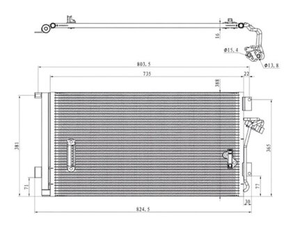 Конденсер кондиціонера PROFIT 1770-0004