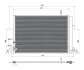 Конденсер кондиціонера PROFIT 1770-0547 (фото 1)