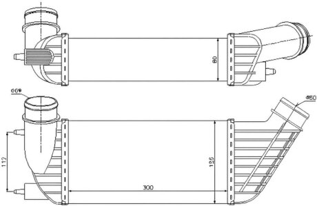 Радіатор наддуву PROFIT 1780-0161