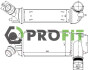 Радиатор наддува ИНТЕРКУЛЕР CITROEN JUMPY 10-. PEUGEOT EXPERT 10-. FIAT SCUDO 10- (2.0HDI) PROFIT 1780-0168 (фото 1)
