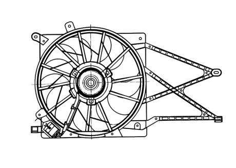 Вентилятор радіатора PROFIT 1850-0003