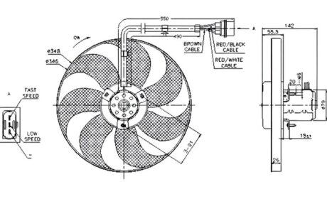 Вентилятор радіатора PROFIT 1850-0006