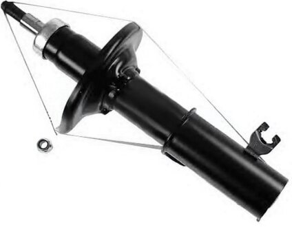 Амортизатор газомасляний АМОРТ. ГАЗ. MAZDA 323P (ВА) 94-98 FRONT (L) PROFIT 2004-0262