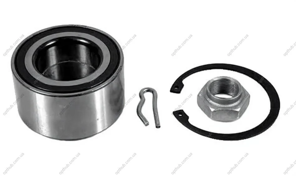 Підшипник кульковий d>30 ПОДШИПНИК СТУПИЦЫ ПЕРЕДН. КПЛ (+ABS) CITROEN C4 08-. C5 08-. C6 05-. PEUGEO -ua PROFIT 2501-3683 (фото 1)
