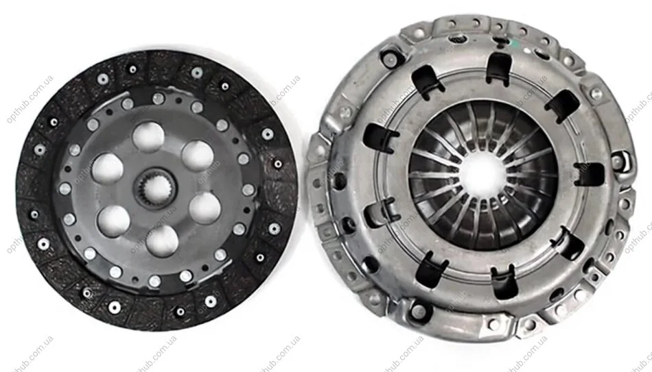 Комплект зчеплення К-Т СЦЕПЛ. (КОРЗ./ДИСК) FORD FOCUS 01-05. MONDEO 00-07. TRANSIT/TOURNEO CONNECT 0 -ua PROFIT 2525-1104 (фото 1)