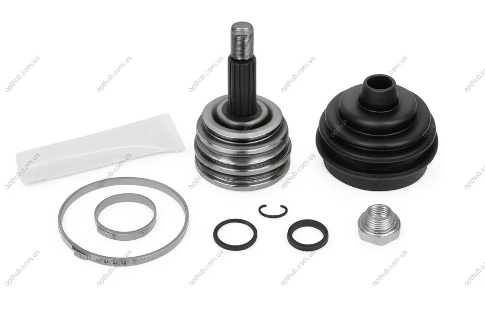 ШРКШ зі змазкою в комплекті ШАРНИРНЫЙ КОМПЛЕКТ VW GOLF 83-91, JETTA 84-91, PASSAT 88-93 ВНЕШН. PROFIT 2710-1021 (фото 1)