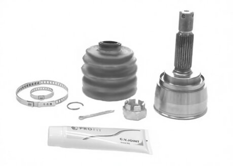 ШРКШ зі змазкою в комплекті ШАРНИРНЫЙ КОМПЛЕКТ MITSUBISHI GALANT 89-96 ВНЕШН. -ua PROFIT 2710-1147