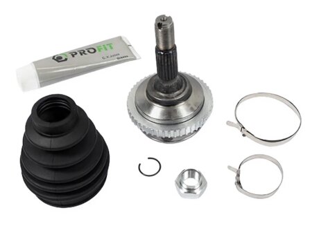 ШРКШ зі змазкою в комплекті ШАРНИРНЫЙ КОМПЛЕКТ PEUGEOT 206 98- (+ABS) ВНЕШН. -ua PROFIT 2710-1382