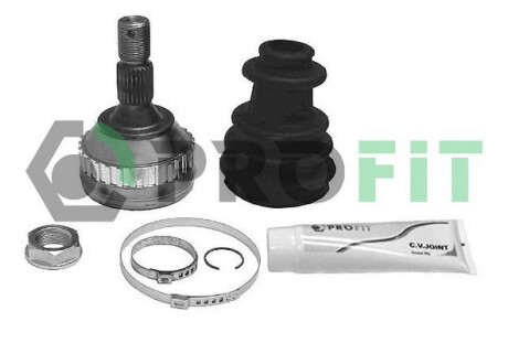 ШРКШ зі змазкою в комплекті ШАРНИРНЫЙ КОМПЛЕКТ CITROEN BERLINGO 96-. CITROEN XSARA 99-05 ВНЕШН. -ua PROFIT 2710-1446