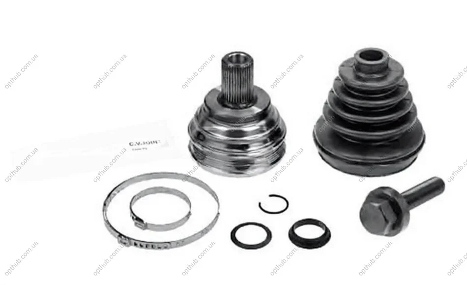 ШРКШ зі змазкою в комплекті ШАРНИРНЫЙ КОМПЛЕКТ VW GOLF 04-, JETTA 06-, PASSAT 05-, CADDY 04-, SKODA PROFIT 2710-1467 (фото 1)