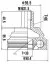 ШРКШ зі змазкою в комплекті ШАРНИРНЫЙ КОМПЛЕКТ VW GOLF 04-, JETTA 06-, PASSAT 05-, CADDY 04-, SKODA PROFIT 2710-1467 (фото 2)