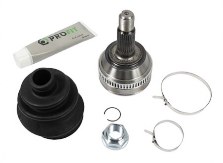 ШРКШ зі змазкою в комплекті ШАРНИРНЫЙ КОМПЛЕКТ LAND ROVER FREELANDER 98-06 (+ABS) НАРУЖН. -ua PROFIT 2710-1537