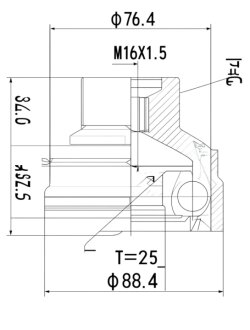 ШРКШ зі змазкою в комплекті PROFIT 2710-3055