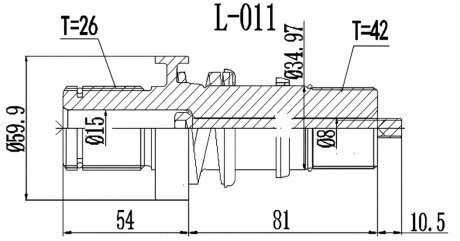 Піввісь ПРИВОДНОЙ ВАЛ К-Т VW TRANSPORTER 03-15 -ua PROFIT 2730-3015