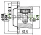 ШРУС со смазкой в комплекте ШАРНИРНЫЙ КОМПЛЕКТ VW GOLF 97-06. BORA 98-05. SKODA FABIA 00-10. SEAT IB PROFIT 2810-2050 (фото 1)