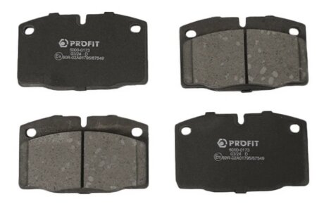 Колодки гальмівні дискові ПЕРЕДН DAEWOO NEXIA, ESPERO 95-, OPEL ASCONA, KADETT 81-92, OMEGA A, VECTR PROFIT 5000-0173