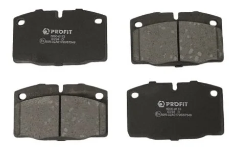 Колодки тормозные дисковые передние DAEWOO NEXIA, ESPERO 95-, OPEL ASCONA, KADETT 81-92, OMEGA A, VECTR PROFIT 5000-0173