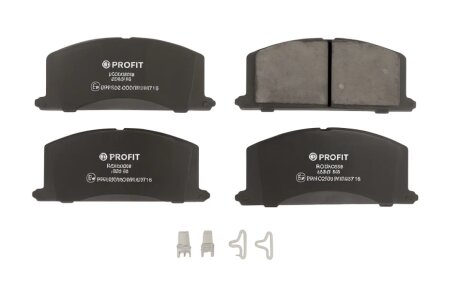 Колодки гальмівні дискові ПЕРЕДН TOYOTA CAMRY, CARINA, CARINA II, CELICA, COROLLA, CORONA, MR2, PASE PROFIT 5000-0308