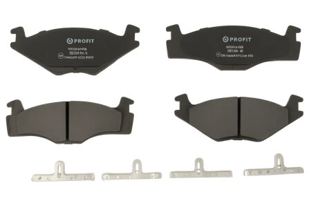 Колодки гальмівні дискові ПЕРЕДН SEAT IBIZA, CORDOBA, TOLEDO 93-, VW GOLF 85-97, PASSAT 80-88 PROFIT 5000-0419