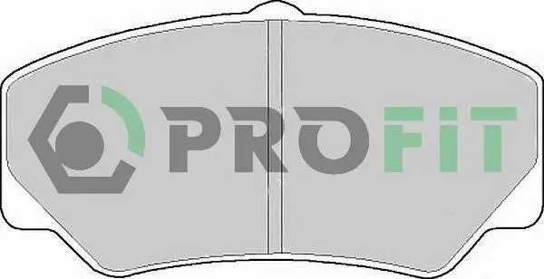 Колодки гальмівні дискові ПЕРЕДН FORD TRANSIT 80, 100, 115, 120 10.85-12.91 -ua PROFIT 5000-0450 (фото 1)