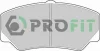 Колодки гальмівні дискові ПЕРЕДН FORD TRANSIT 80, 100, 115, 120 10.85-12.91 -ua PROFIT 5000-0450 (фото 1)