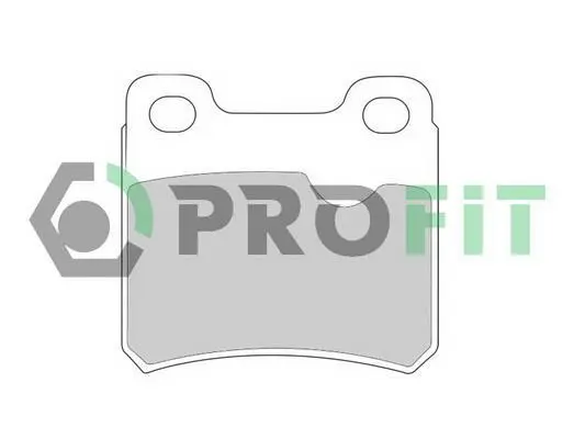 Колодки гальмівні дискові ЗАДН OPEL ASTRA A 91-98,CALIBRA 90-,KADETT E 86-91,VECTRA A 88-95 -ua PROFIT 5000-0586 (фото 1)