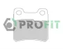 Колодки гальмівні дискові ЗАДН OPEL ASTRA A 91-98,CALIBRA 90-,KADETT E 86-91,VECTRA A 88-95 -ua PROFIT 5000-0586 (фото 1)