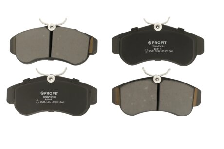 Колодки гальмівні дискові ПЕРЕДН NISSAN ALMERA, PRIMERA 1.5DCI,1.6 90.06-,03.01- -ua PROFIT 5000-0604