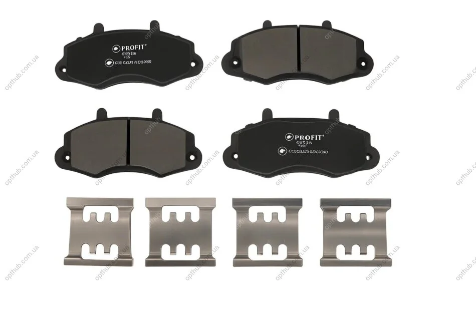 Колодки гальмівні дискові ПЕРЕДН FORD TRANSIT 80, 100L, 100S, 115, 120S, 130 06.91-08.94, TRANSIT 2. -ua PROFIT 5000-0700 (фото 1)