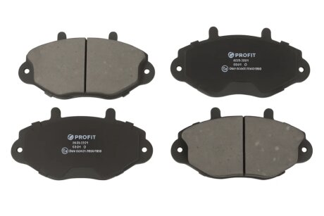 Колодки гальмівні дискові ПЕРЕДН FORD TRANSIT 150L, 150S, 190 08.91-08.94, TRANSIT 2.5D, 2.5TD 09.94 -ua PROFIT 5000-0701