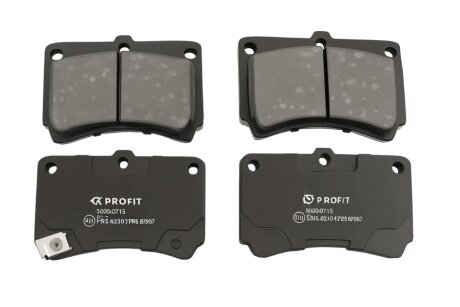 Колодки гальмівні дискові ПЕРЕДН MAZDA 121 1.1-1.3I 93-96,323 1.3I,1.7TD,1.8I 94-,323 1.3,1.6,1.7D,1 PROFIT 5000-0715