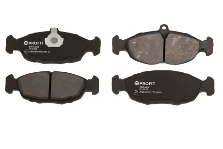 Колодки гальмівні дискові ПЕРЕДН OPEL ASTRA F/COMBO/CORSA A/CORSA B/TIGRA/ VECTRA A 01.1996-,DAEWOO PROFIT 5000-0732