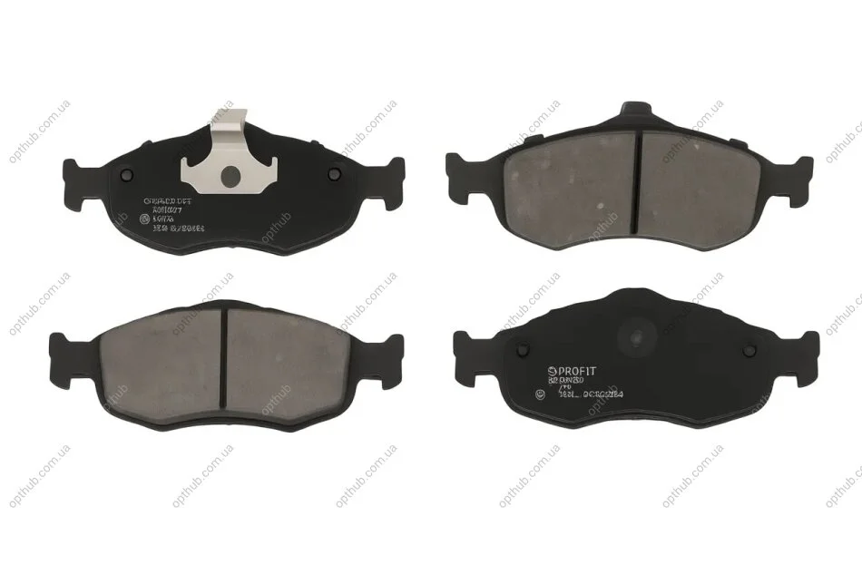 Колодки гальмівні дискові ПЕРЕДН FORD MONDEO 1.6I,1.8TD,1.8I,2.0I 16V 93-00,MONDEO 2.5 V6 97-,SCORPI -ua PROFIT 5000-0884 (фото 1)
