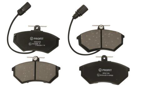 Колодки гальмівні дискові ПЕРЕДН AUDI 100, 100 QUATTRO, 200, 80, 80 QUATTRO, 90, 90 QUATTRO, CABRIO, -ua PROFIT 5000-0954