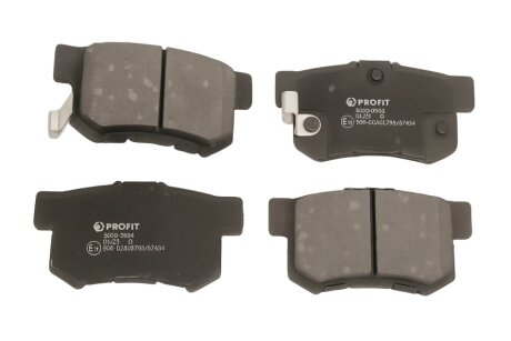 Колодки гальмівні дискові ЗАДН HONDA ACCORD,CIVIC, CRZ, INSIGHT,LEGEND 1.3I-3.5I 16V 91.01-,10.06-/ PROFIT 5000-0956