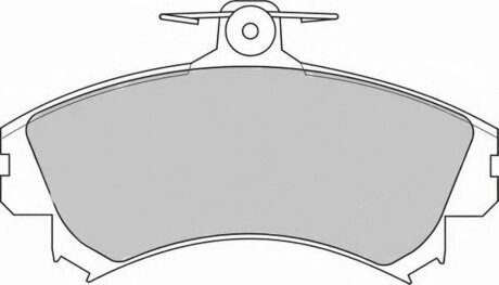 Колодки гальмівні дискові ПЕРЕДН MITSUBISHI CARISMA 1.6, 1.6 16V, 1.9TD 95-, SPACE STAR 98-, VOLVO S -ua PROFIT 5000-1093