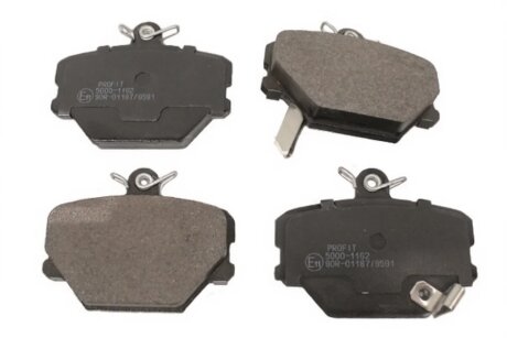 Колодки гальмівні дискові ПЕРЕДН КОЛОДОК SMART FORTWO 04-. CITY-COUPE 98-04. ROADSTER 03-05 -ua PROFIT 5000-1162