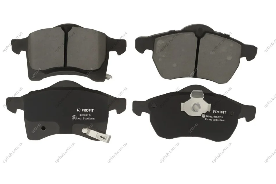 Колодки гальмівні дискові ПЕРЕДН OPEL ASTRA G 1.8I,2.0I,2.0 DTI,2.2DTI,2.2I 98-,M?RIVA 1.6,1.6 16V,1 -ua PROFIT 5000-1295 (фото 1)