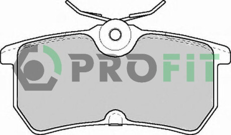 Колодки тормозные дисковые задние FORD FOCUS 1.4I, 1.6I, 1.8I, 1.8 TDI, 2.0I 98- PROFIT 5000-1319