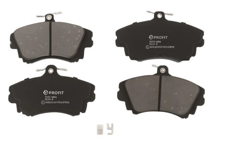 Колодки гальмівні дискові ПЕРЕДН R=15' MITSUBISHI CARISMA 95-06, COLT 04-, VOLVO S40 95-04 -ua PROFIT 5000-1384